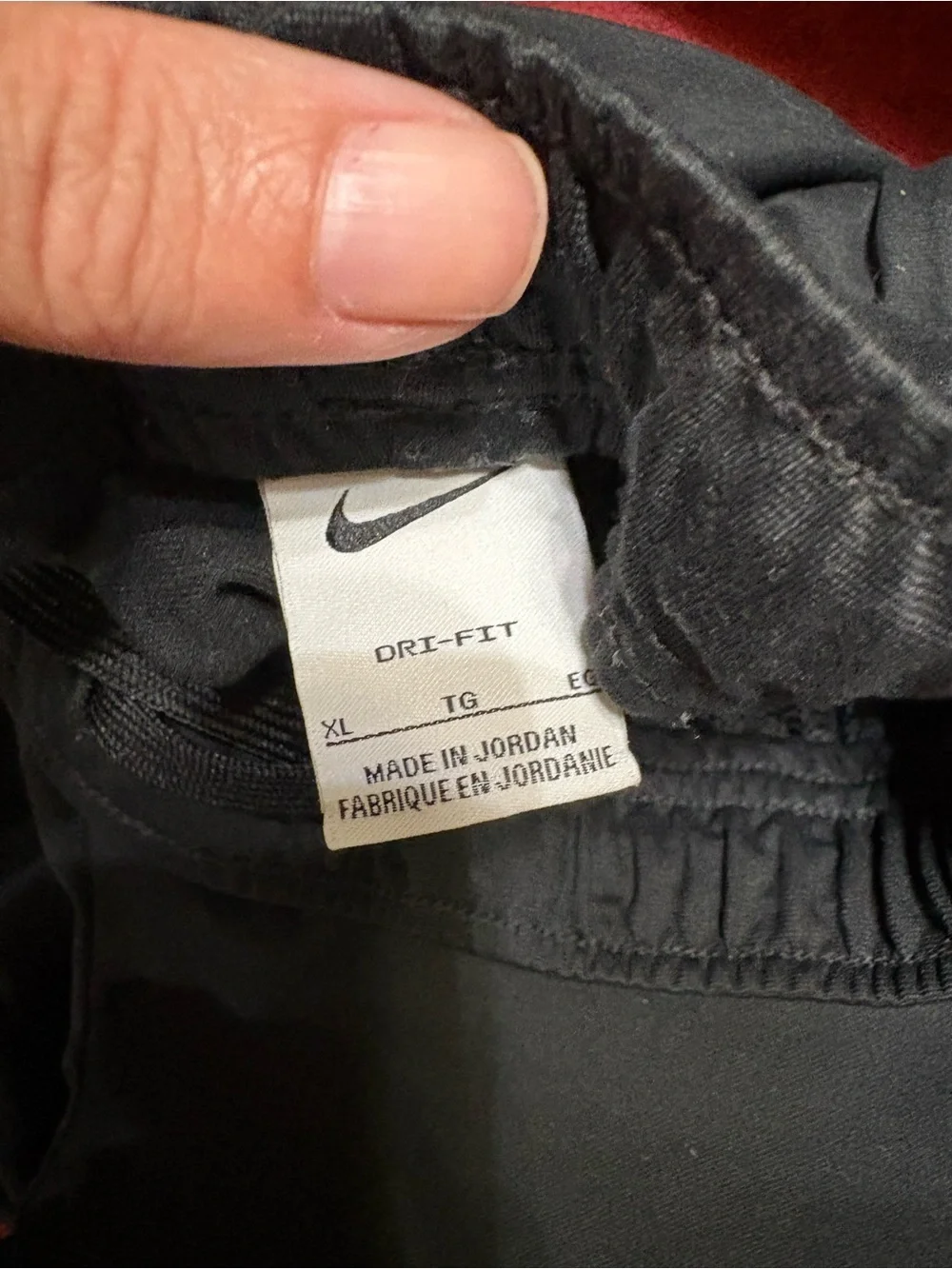 Nike Black Kids Joggers with White Swoosh
